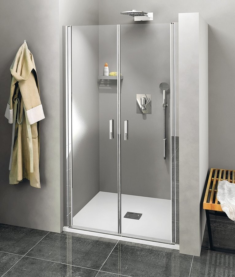 POLYSAN - ZOOM sprchové dvere dvojkrídlové 900, číre sklo ZL1790