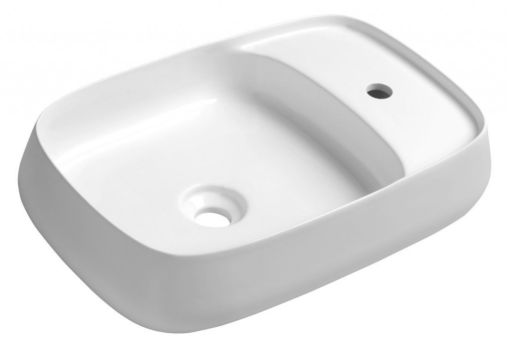 E-shop SAPHO - AVENTIN keramické umývadlo na dosku, 60x40cm, biela VN060