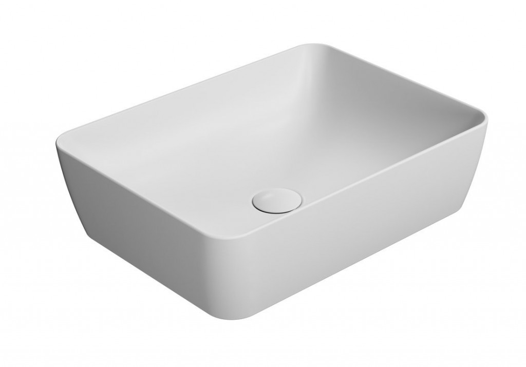E-shop GSI - SAND/NUBES keramické umývadlo na dosku 50x38cm, biela mat 903709