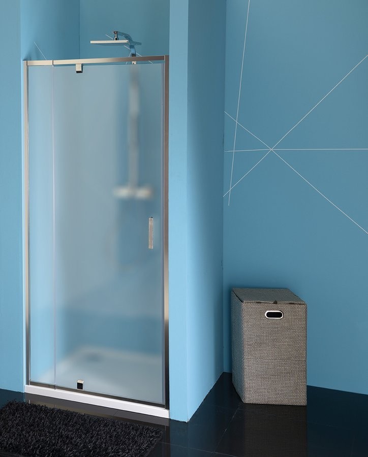 POLYSAN - EASY otočné sprchové dvere 760-900, sklo Brick EL1638