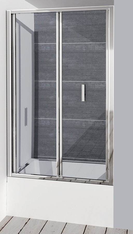 E-shop POLYSAN - DEEP sprchové dvere skladacie 1000x1650, číre sklo MD1910