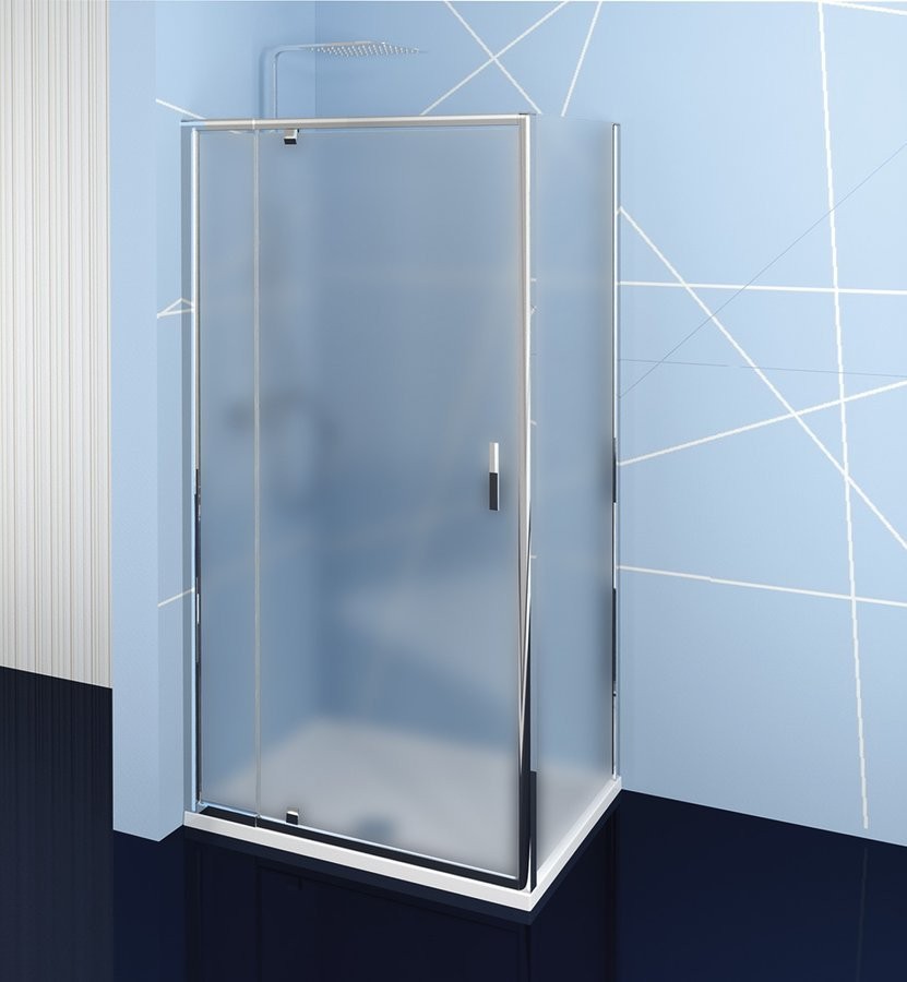 POLYSAN - Easy Line obdĺžniková sprchová zástena pivot dvere 800-900x1000mm L/P varianta,brick sklo EL1638EL3438