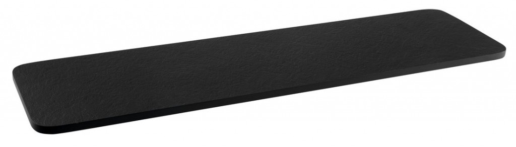 E-shop POLYSAN - DELONIX polička na vaňu, 86x20 cm, čierna 73313
