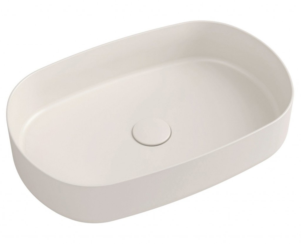 E-shop ISVEA - INFINITY OVAL keramické umývadlo na dosku, 55x36cm, Ivory 10NF65055-2K