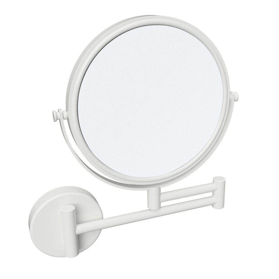 E-shop SAPHO - X-ROUND WHITE kozmetické zrkadlo závesné priemer Ø 180, biela XR006W
