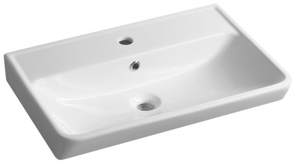 E-shop Bruckner - NEON keramické umývadlo 60x41,5cm, biela 201.132.0