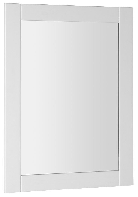 E-shop AQUALINE - FAVOLO zrkadlo v ráme 70x90cm, biela mat FV090