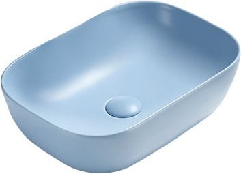 E-shop MEXEN - Rita umývadlo na dosku 45 x 32 cm, modrá mat 21084549