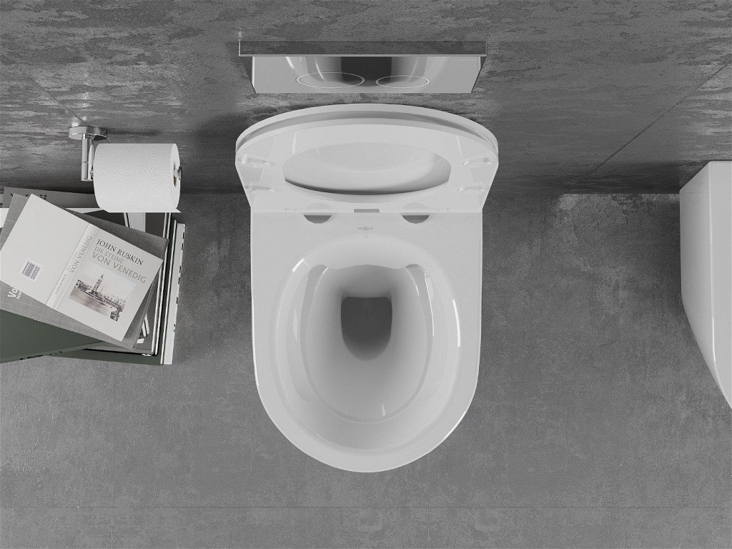 MEXEN - Lena Závesná WC misa bez sedátka, biela (3322XX00)