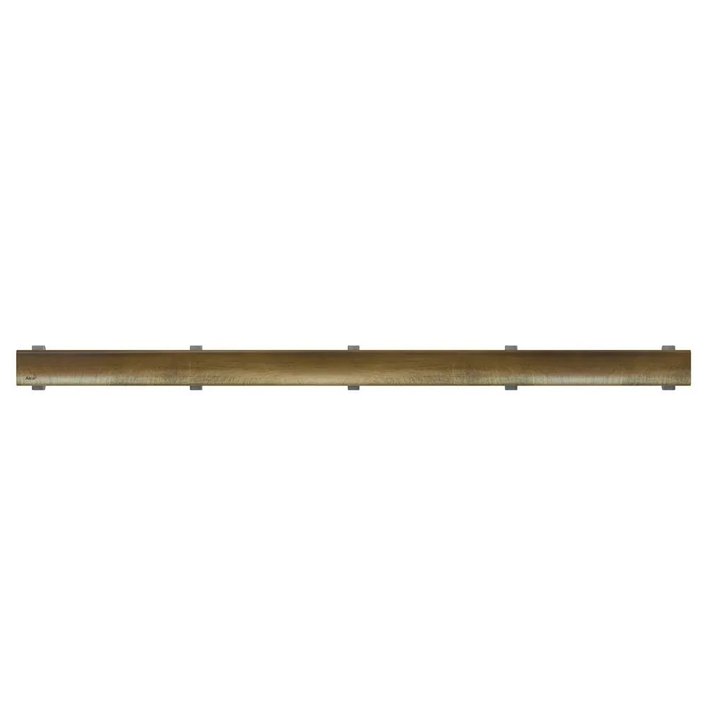 E-shop Alcadrain Rošt pre líniový podlahový žľab, bronz-antic DESIGN-850ANTIC DESIGN-850ANTIC