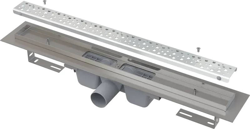 E-shop Alcadrain Podlahový žľab Antivandal s roštom APZ11-550M APZ11-550M