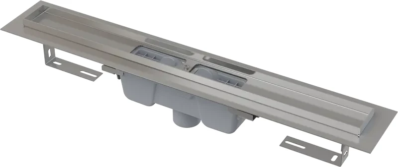 E-shop Alcadrain Podlahový žľab s okrajom pre perforovaný rošt, zvislý odtok APZ1001-950 APZ1001-950