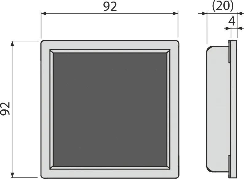 Alcadrain Mriežka pre nerezové vpusty 92×92 mm na vloženie dlažby MPV016 (MPV016)