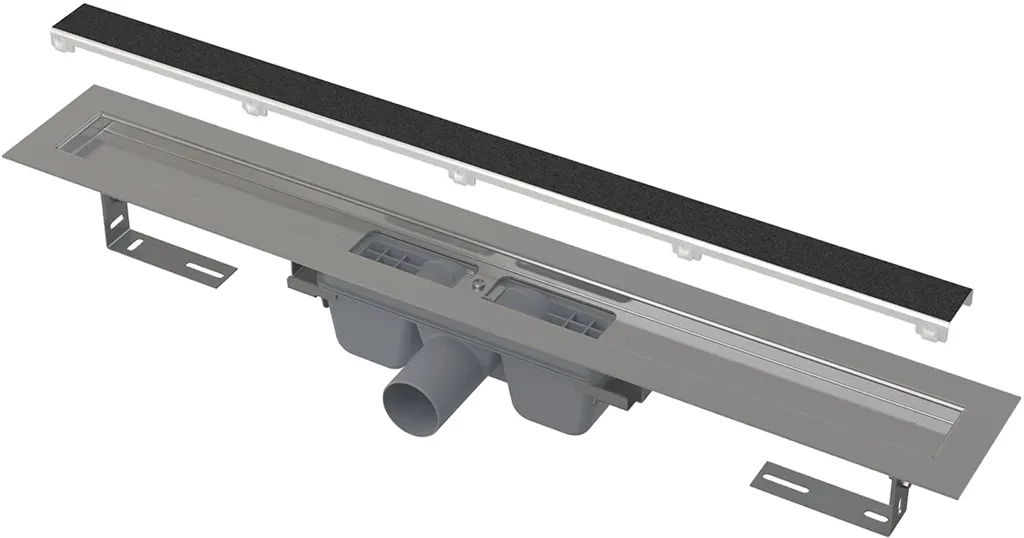 E-shop Alcadrain Podlahový žľab bez okraja s roštom na vloženie dlažby APZ15-950 APZ15-950
