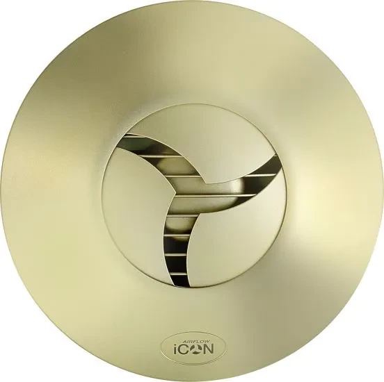 Airflow icon - Airflow Ventilátor ICON 30 zlatá 230V 72007 IC72007