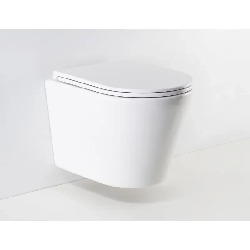 LaVilla WC misa závesná COMO kapotovaná rimless - set vrátane sedátka SLIM s automatickým sklápaním LA901-926472