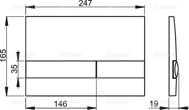 ALCADRAIN Sádromodul - predstenový inštalačný systém s bielym tlačidlom M1710 + WC MYJOYS MY1 + SEDADLO (AM101/1120 M1710 MY1)