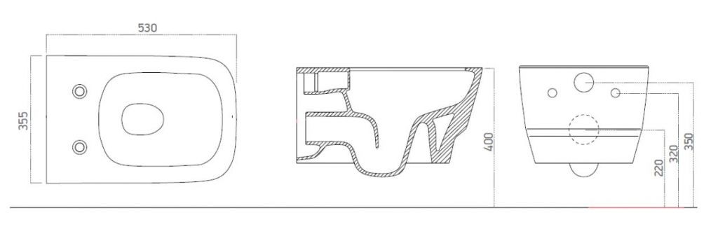 ALCADRAIN Alcadrain Jádromodul - predstenový inštalačný systém s chrómovým tlačidlom M1721 + WC MYJOYS MY2 + SEDADLO (AM102/1120 M1721 MY2)