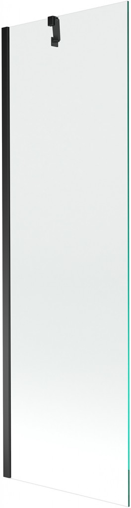 MEXEN/S - Next vaňová zástena FIX 60x150 cm, transparent, čierna 895-060-000-00-00-70