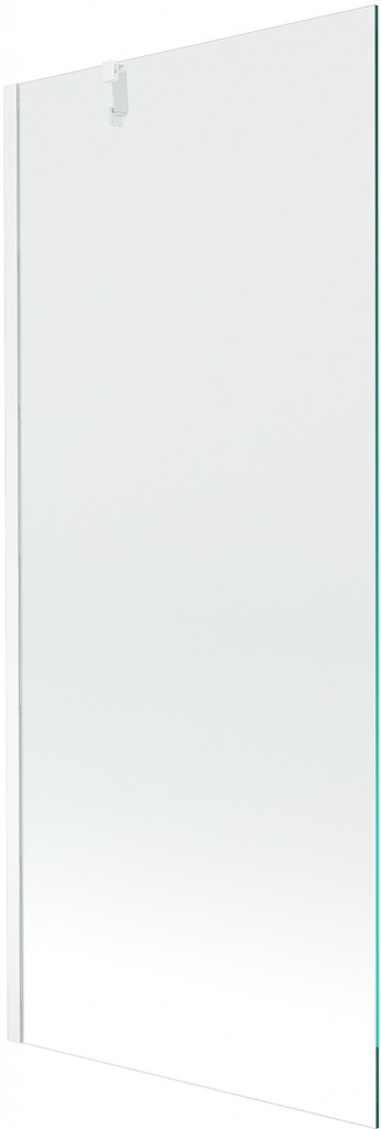 MEXEN/S - Next vaňová zástena FIX 80x150 cm, transparent, biela 895-080-000-00-00-20