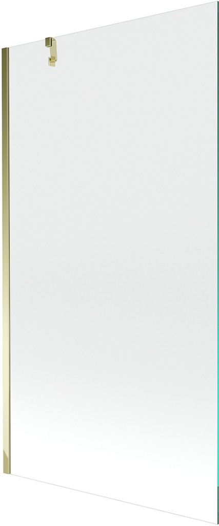 MEXEN/S - Next vaňová zástena FIX 100 x 150 cm, transparent, zlatá 895-100-000-00-00-50