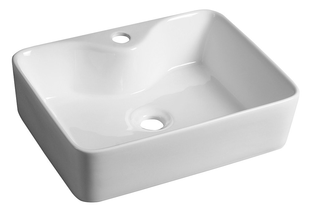 E-shop SAPHO - BALENA keramické umývadlo 48x37 cm, na dosku, biela BH7013