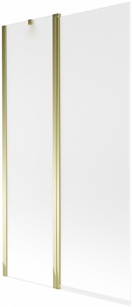 MEXEN - Flip vaňová zástena 1-krídlo 100x150 cm, dekor, zlato 894-100-101-50-30