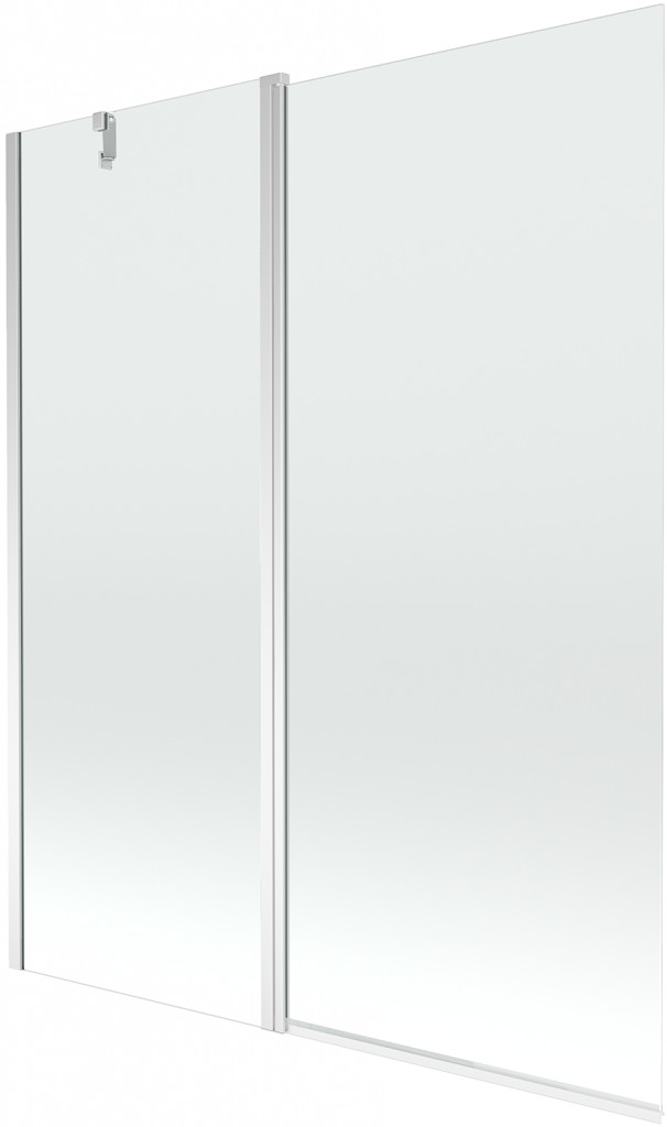 MEXEN - Flip vaňová zástena 1-krídlo 140x150 cm, transparent, chróm 894-140-101-01-00