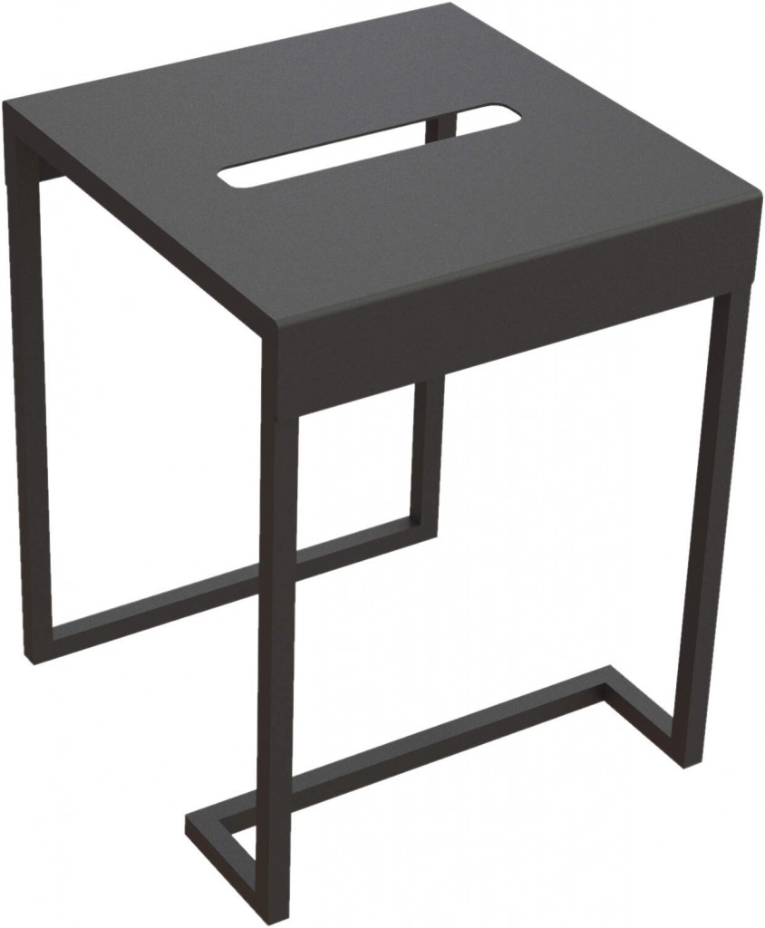 E-shop DEANTE - Mokko čierna - Taburet - kúpeľňový stolík ADM_N51T