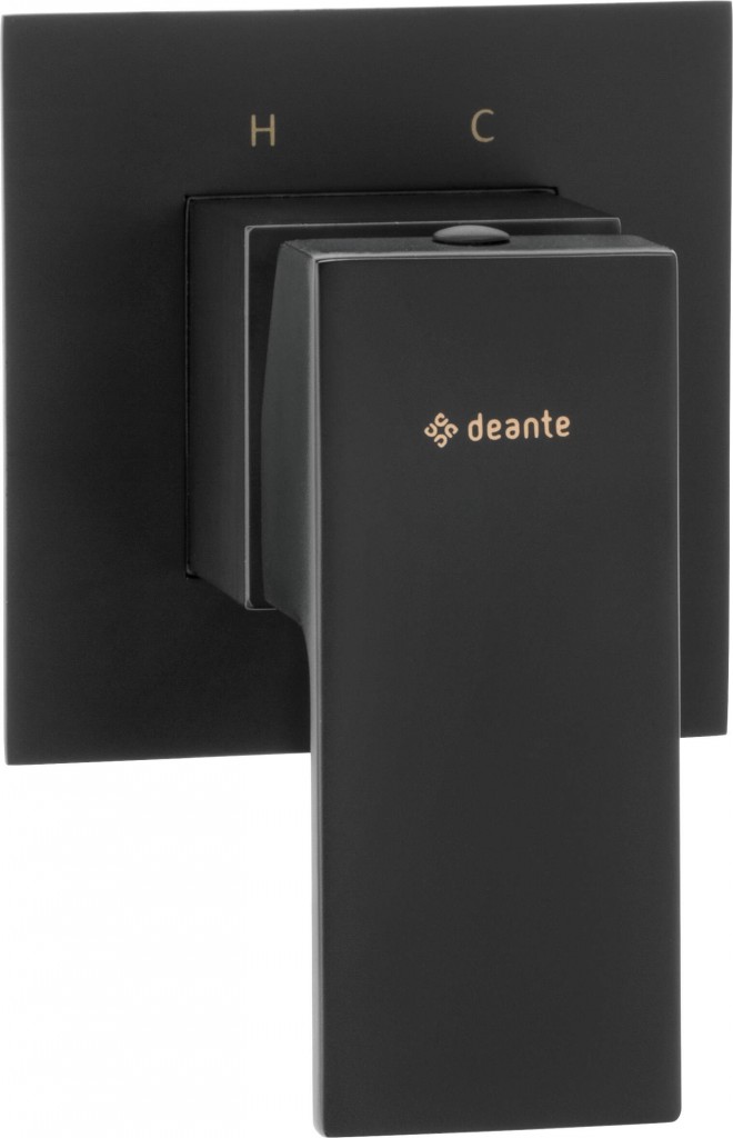 E-shop DEANTE - Anemon čierna - Sprchová batéria, podomietková, bez sprchového spínača BBZ_N44L