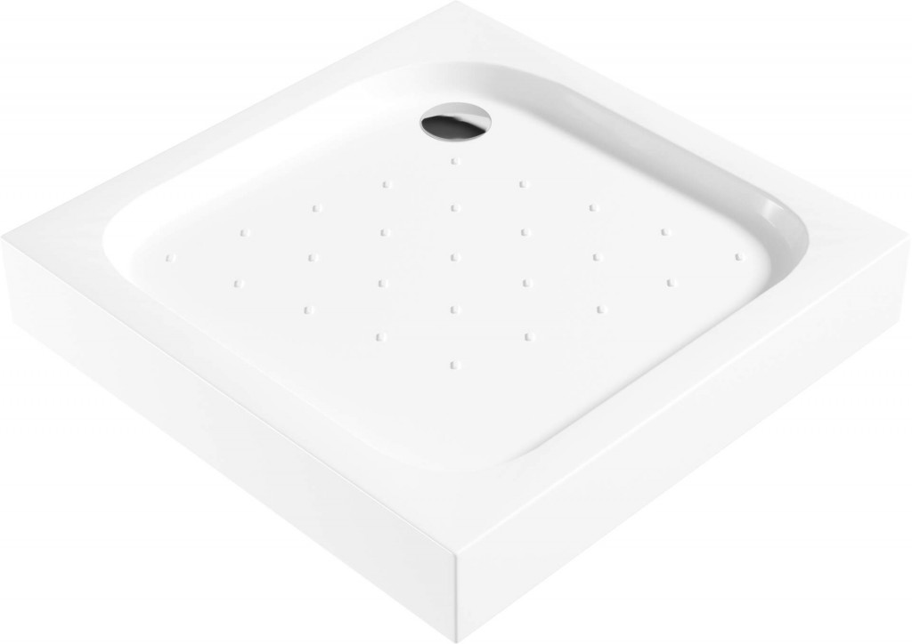 E-shop DEANTE - Funkia biela - Akrylátová sprchová vanička, štvorcová, 80x80 cm KTC_042B