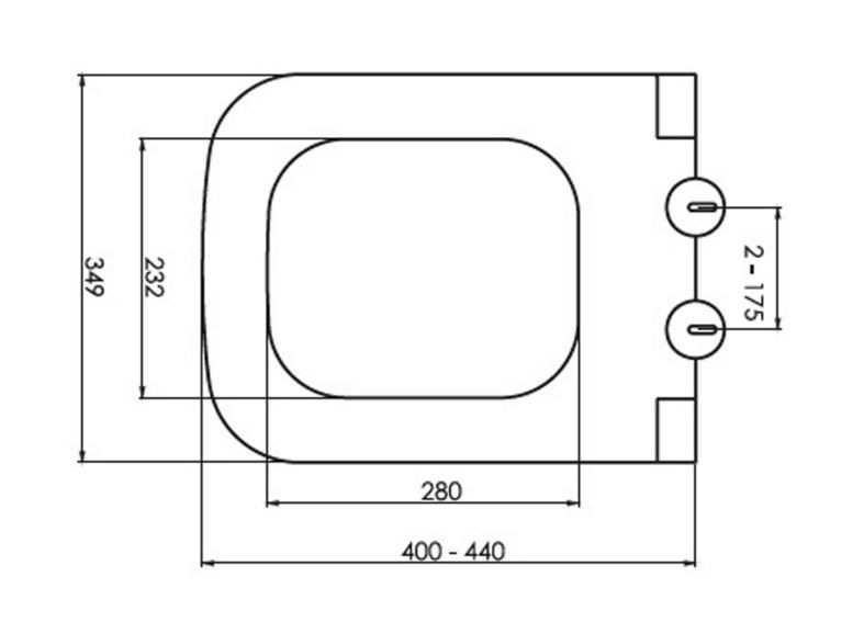 ALCADRAIN Sádromodul - predstenový inštalačný systém s bielym tlačidlom M1710 + WC MYJOYS MY2 + SEDADLO (AM101/1120 M1710 MY2)