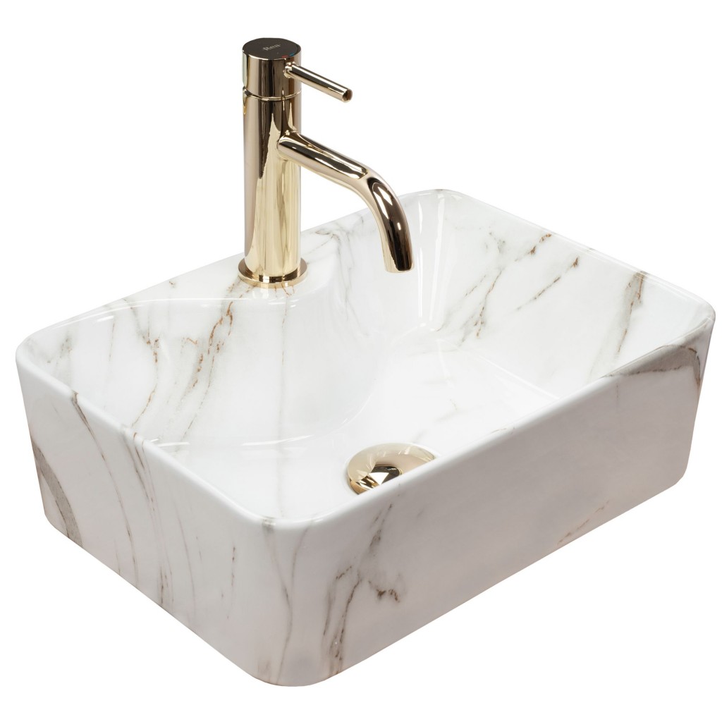 REA - Umývadlo na dosku Kelly Mini Aiax Shiny REA-U6504