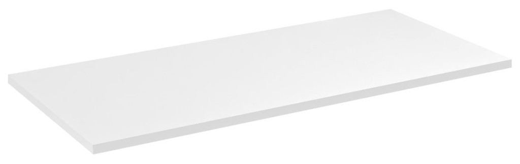SAPHO - Deska DTDL 81x1,8x46,5cm, bílá lesk CR081-3030