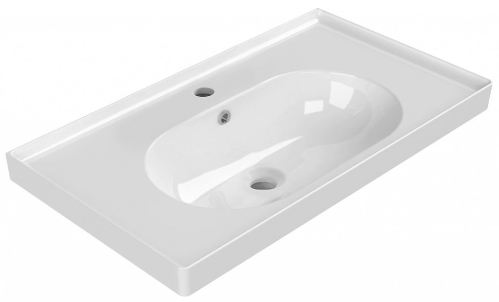 E-shop SAPHO - BRAND keramické umývadlo 80x45cm, biela TU0422