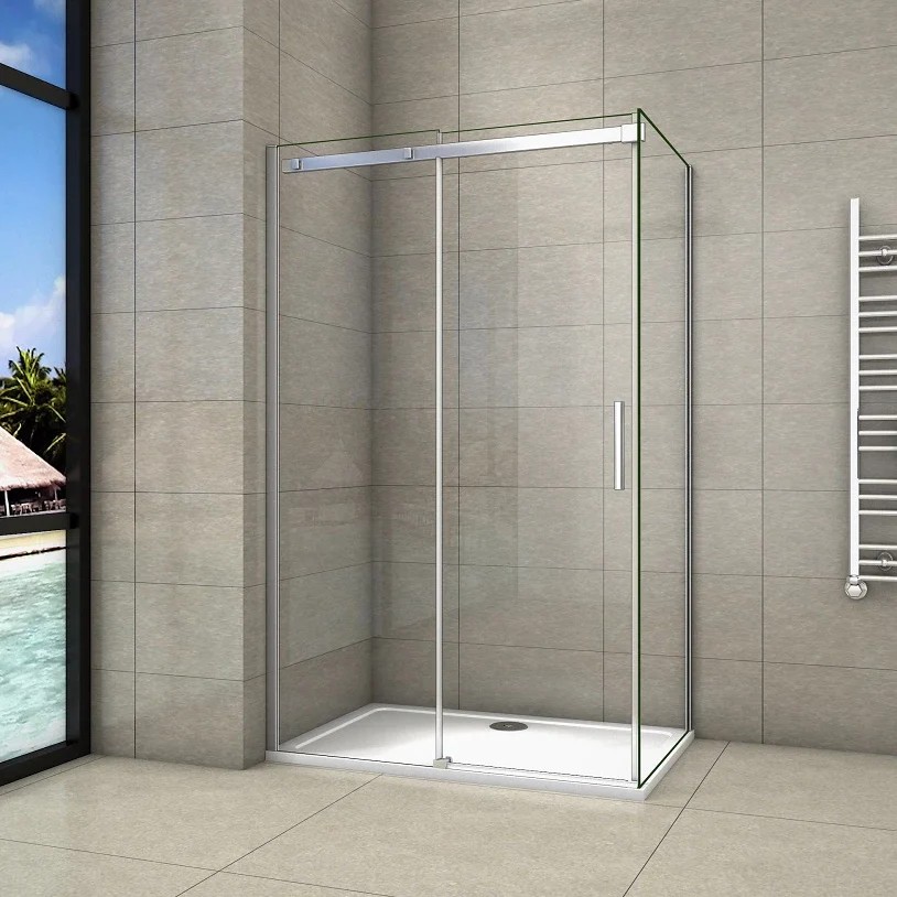 H K - Obdĺžnikový sprchovací kút HARMONY 160x90cm, L/P variant vrátane sprchovej vaničky z liateho mramoru SE-HARMONY16090/THOR-16090