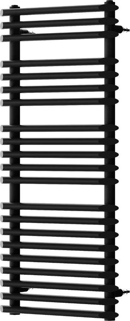 E-shop MEXEN - Akan vykurovací rebrík/radiátor 1080 x 500 mm, 784 W, čierna W121-1080-500-00-70