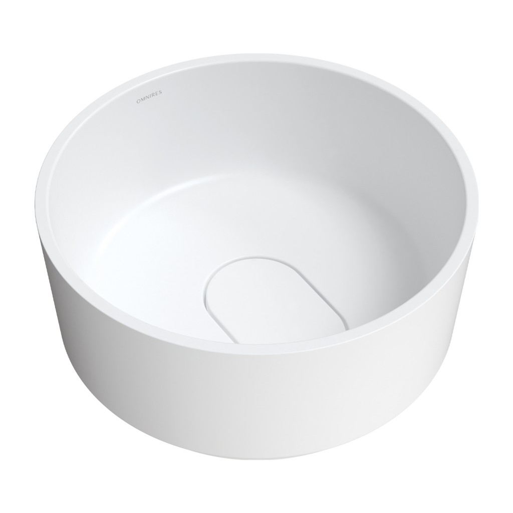 E-shop OMNIRES - CADENCE M+ umývadlo na dosku, o42 cm biela mat /BM/ CADENCER420BM