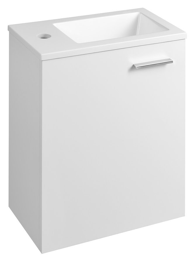 E-shop AQUALINE - ZOJA skrinka s umývadlom 40x22 cm, biela 51049A-01