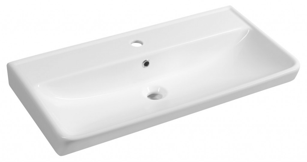 E-shop Bruckner - NEON keramické umývadlo 80x41,5cm, biela 201.133.0