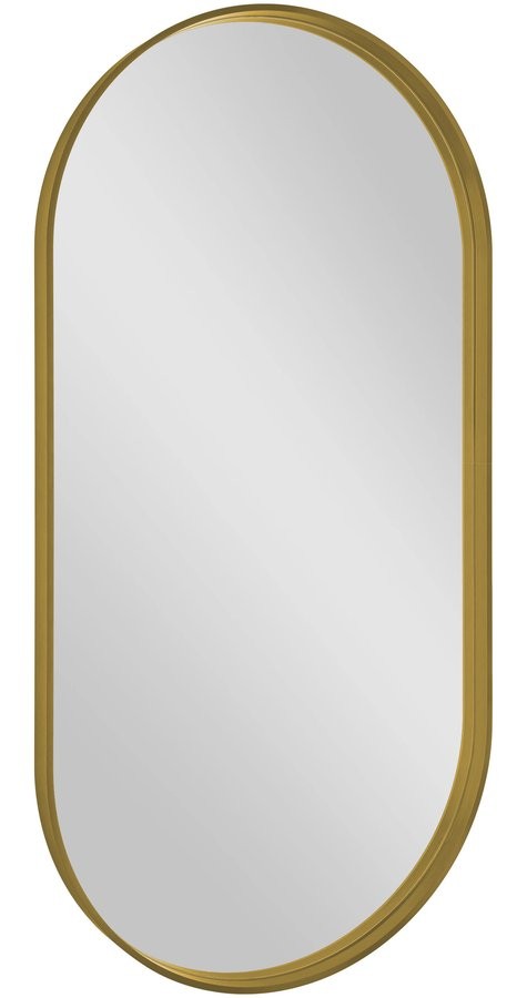 E-shop SAPHO - AVONA oválne zrkadlo v ráme 50x100cm, zlatá mat AV500G