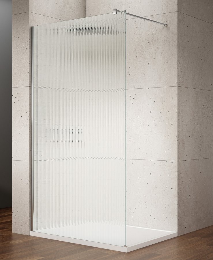 GELCO - VARIO CHROME jednodielna sprchová zástena na inštaláciu k stene, sklo nordic, 1100  GX1511-05