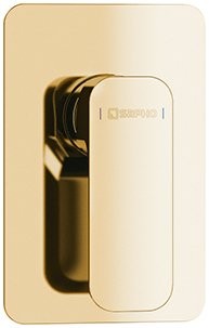 SAPHO - SPY podomietková sprchová batéria, 1 výstup, zlato PY41/17