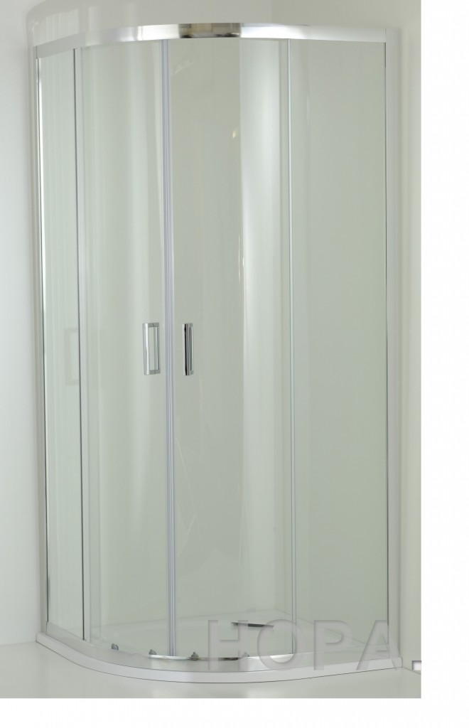 HOPA - Sprchovací kút LUGO - FARBA rámu - Chróm / Leštený hliník (ALU), Rozmer A - 80 cm, Rozmer B - 80 cm, Rozmer C - 195 cm, Výplň - Grape bezpečnostné sklo - 5 mm (OLBLUGO80CP)