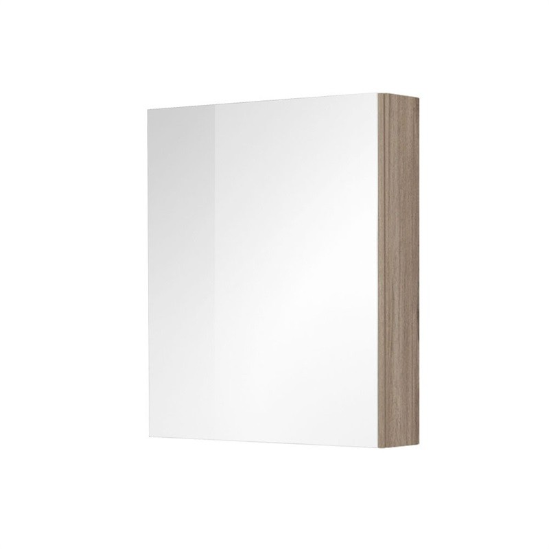 E-shop MEREO - Aira, kúpeľňová galerka 60 cm, zrkadlová skrinka, dub Kronberg CN715GD