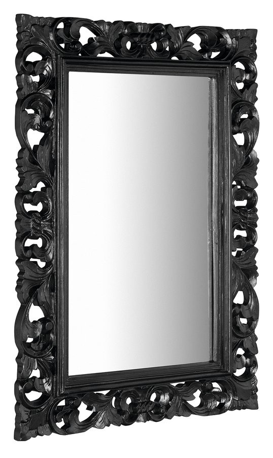E-shop SAPHO - SCULE zrkadlo v ráme, 70x100cm, čierna IN167