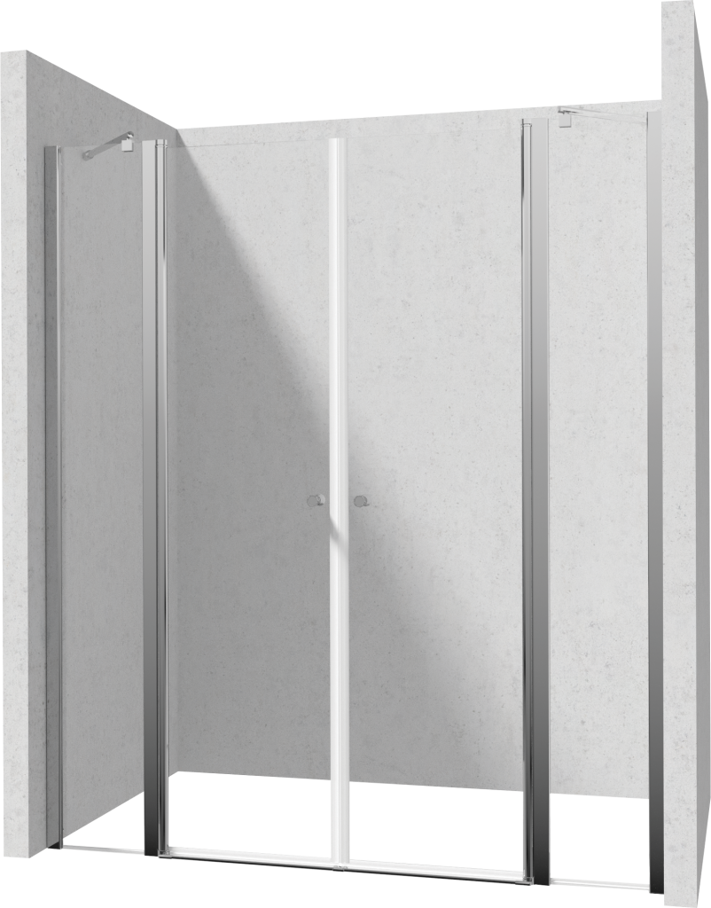 DEANTE/S - Sprchové dvere dvojité výklopné 100x80 KTSU043P+KTSU042P KERRIA/0027