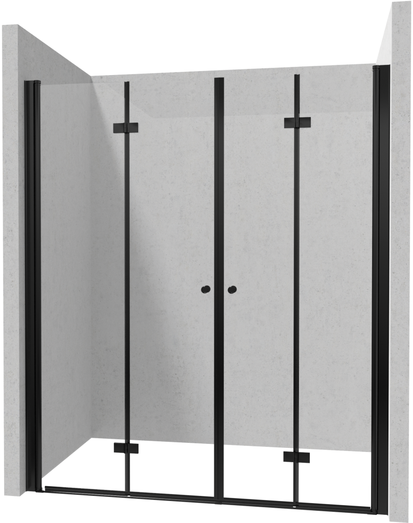 DEANTE/S - Sprchové dvere dvojité skladacie 100x100 KTSXN43P+KTSXN43P KERRIA/0143