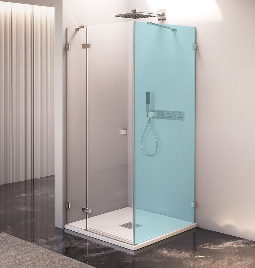 POLYSAN - FORTIS EDGE sprchové dvere bez profilu 900, číre sklo, ľavé FL1290L