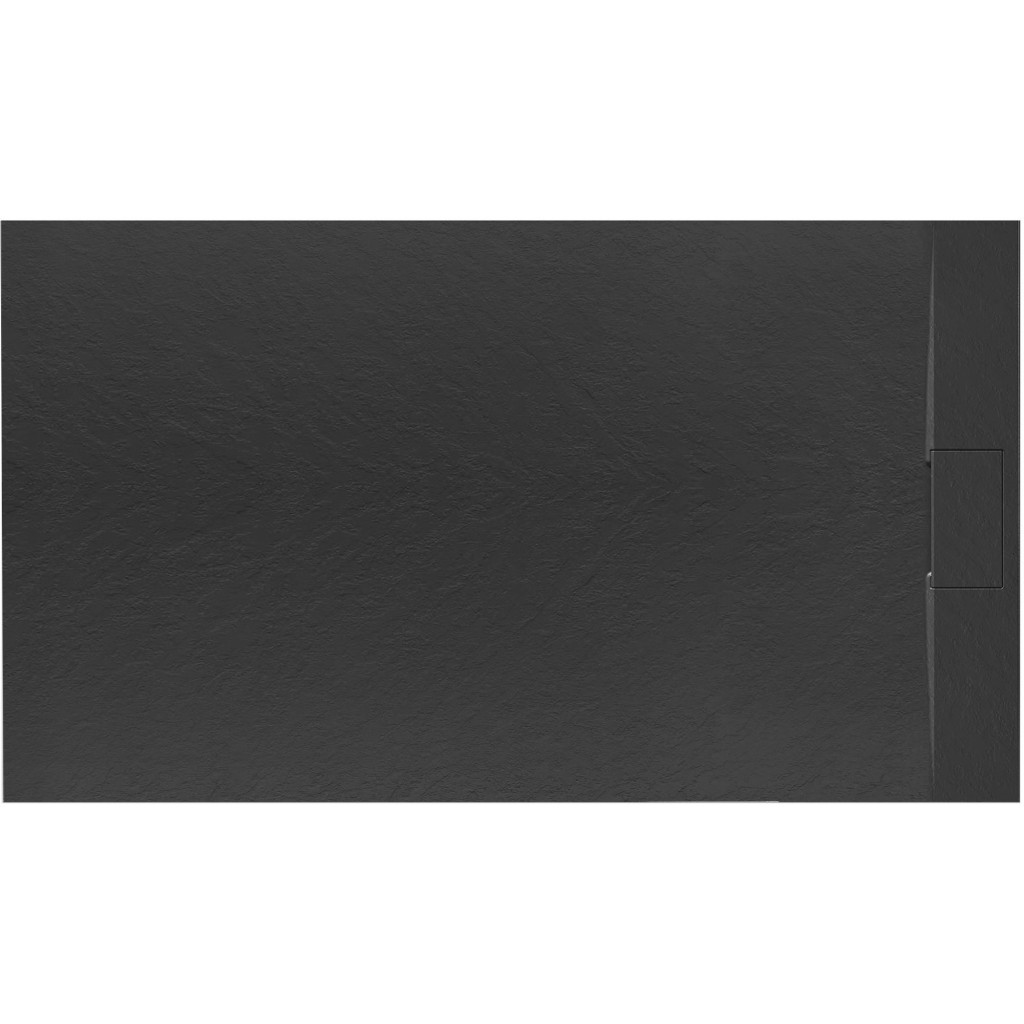 REA - Sprchová vanička Bazalt Black 80x120 REA-K3305